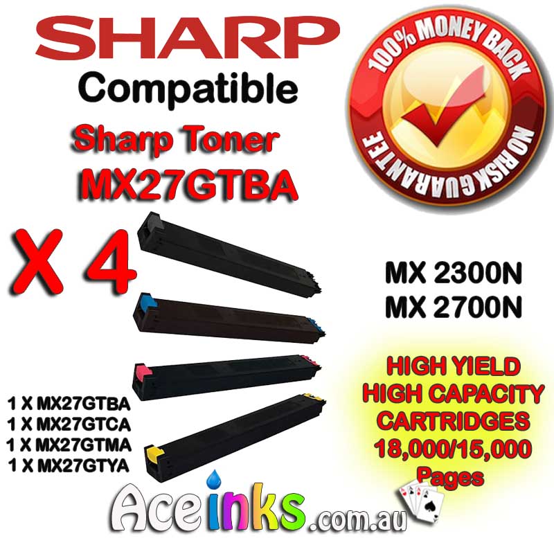 SHARP MX27GTBA MX2300N BK CMY
